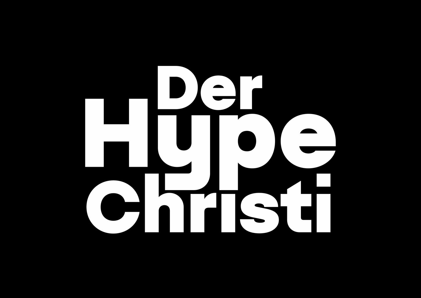 Hype T-Shirt Schwarz